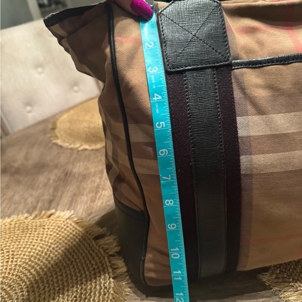 Burberry Tan and Black Travel Bag - Picture 11 of 13